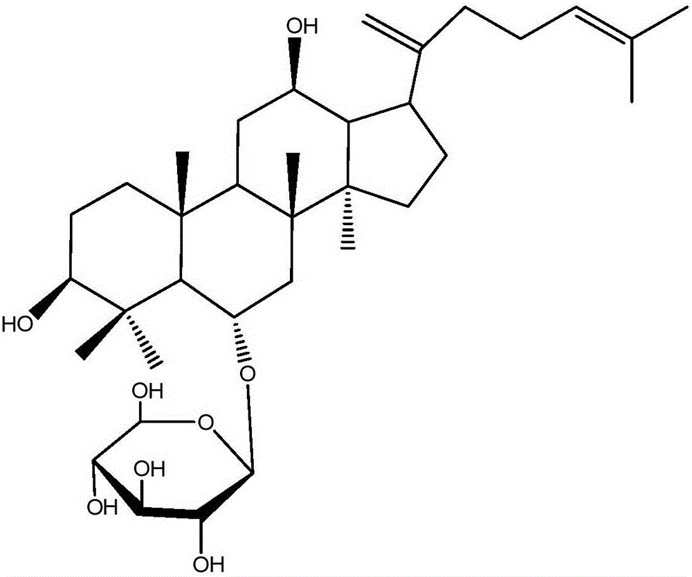 Rare ginsenoside composition including rare ginsenoside Rk3