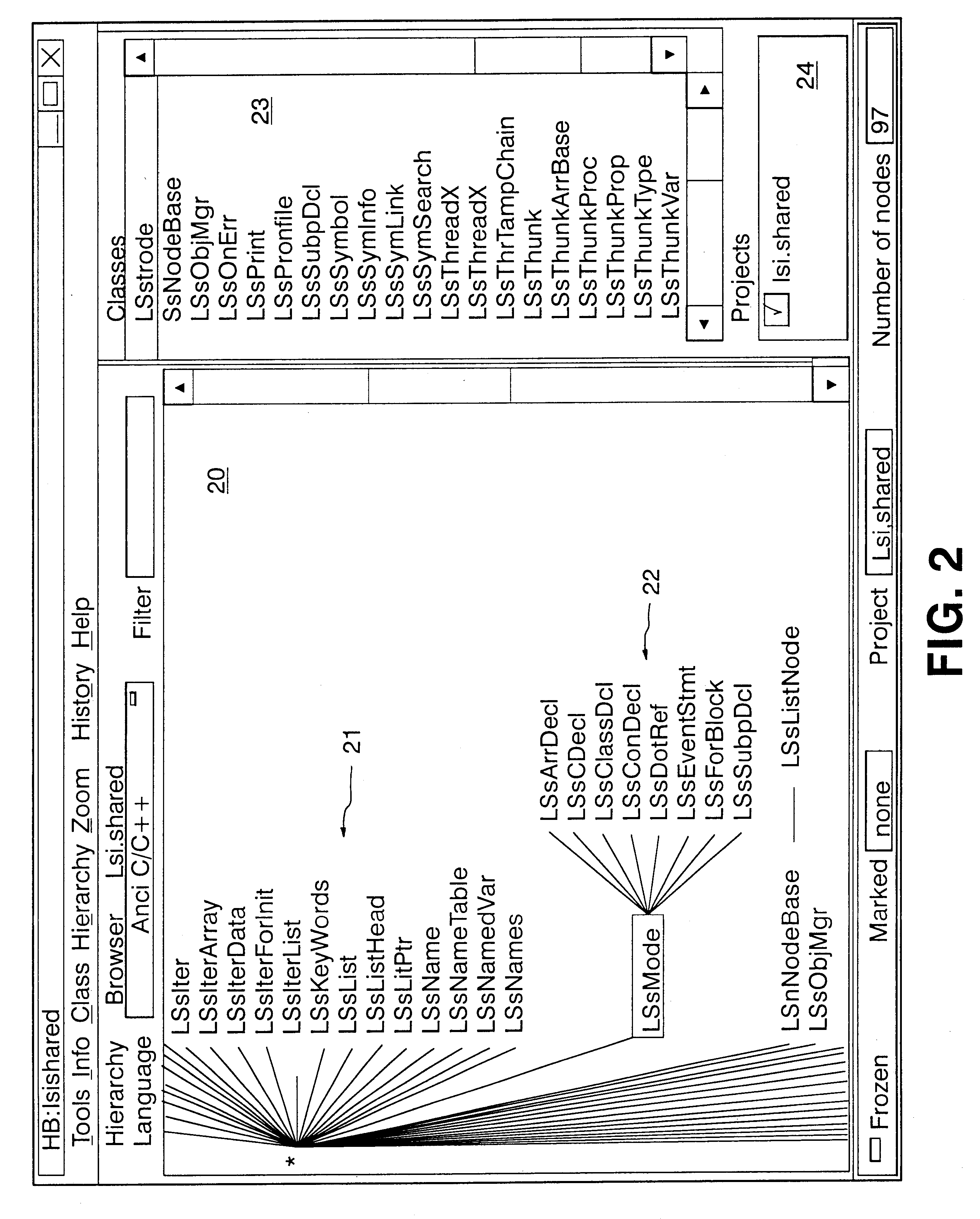 Method and system for analyzing and displaying program information