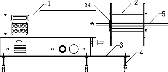 A mechanical device capable of quantitative thread take-up for textile use