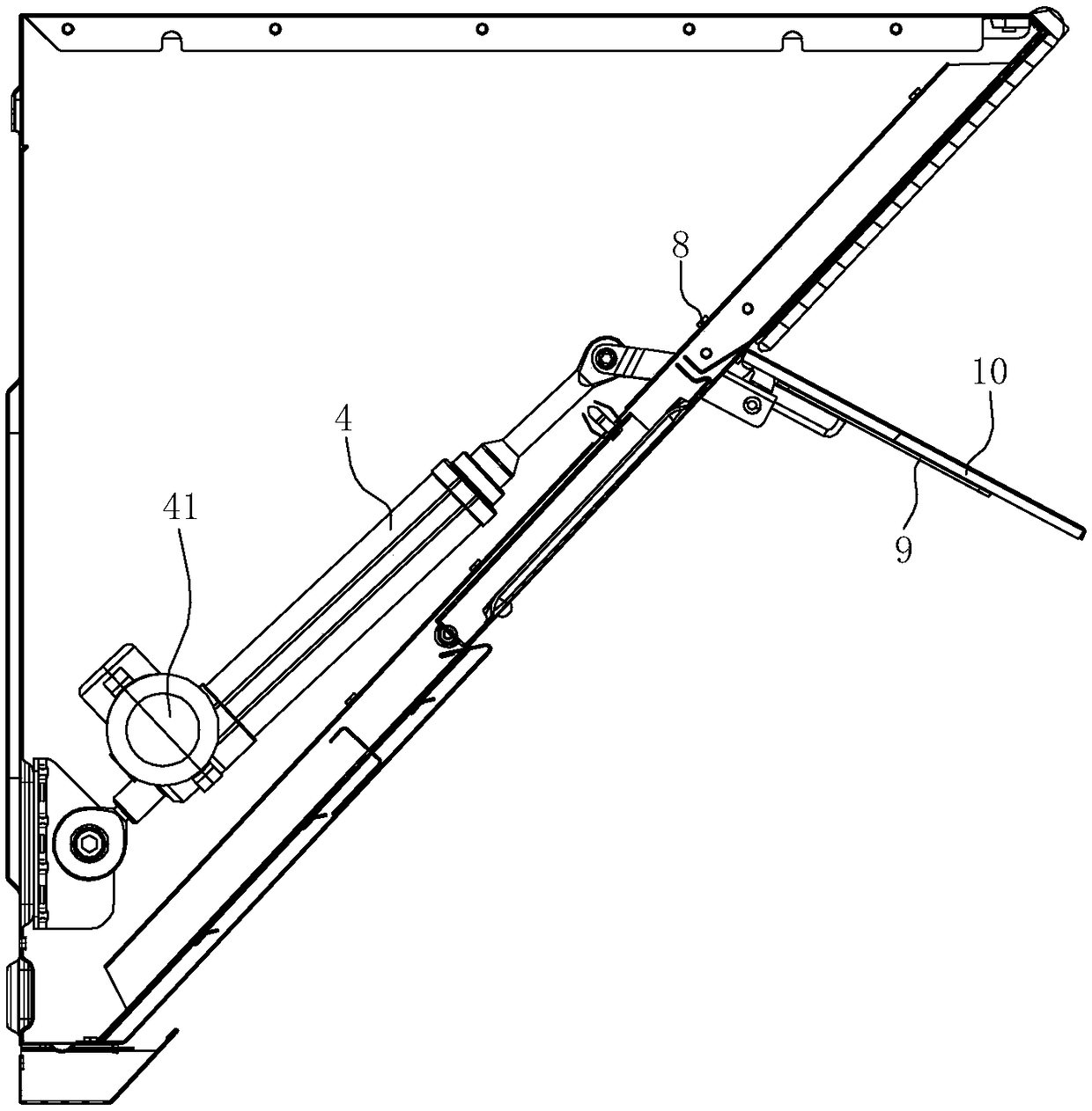 Electric push rod life test device