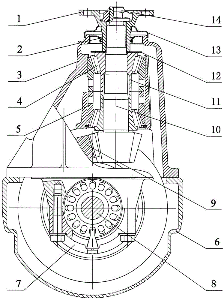 Conveniently assembled and maintained axle speed reducer