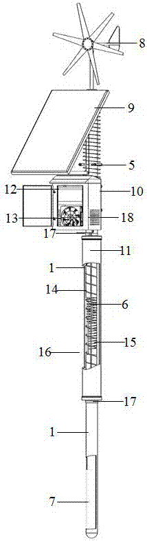 Method for driving compressor to refrigerate to maintain thermal stability of frozen soil foundation by using solar energy and wind energy