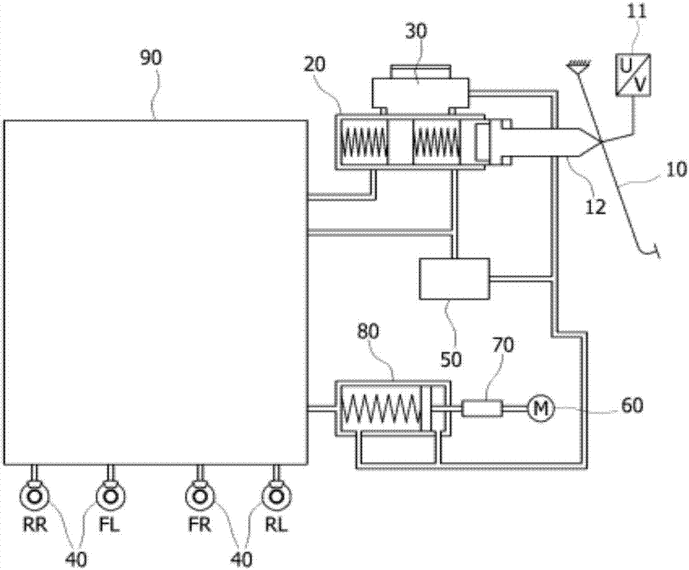 Apparatus and method for controlling braking pressure of powered booster brake system