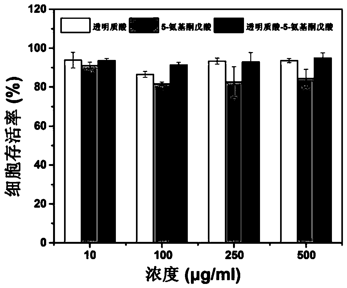 A kind of hyaluronic acid prodrug and its preparation method and application in transdermal administration