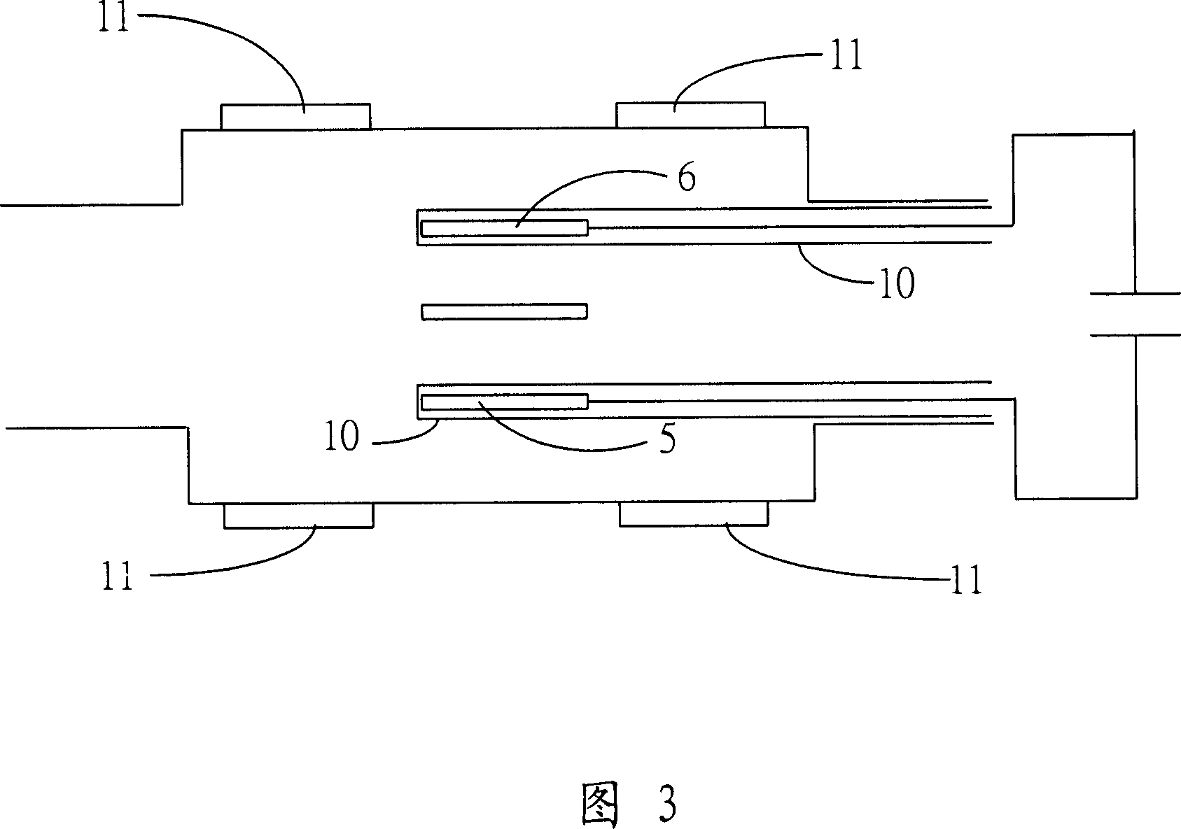 Device and method for oriented growth of carbon nanometer tube array