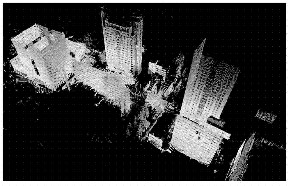 Method for extracting contour and corner of building from ground LiDAR data