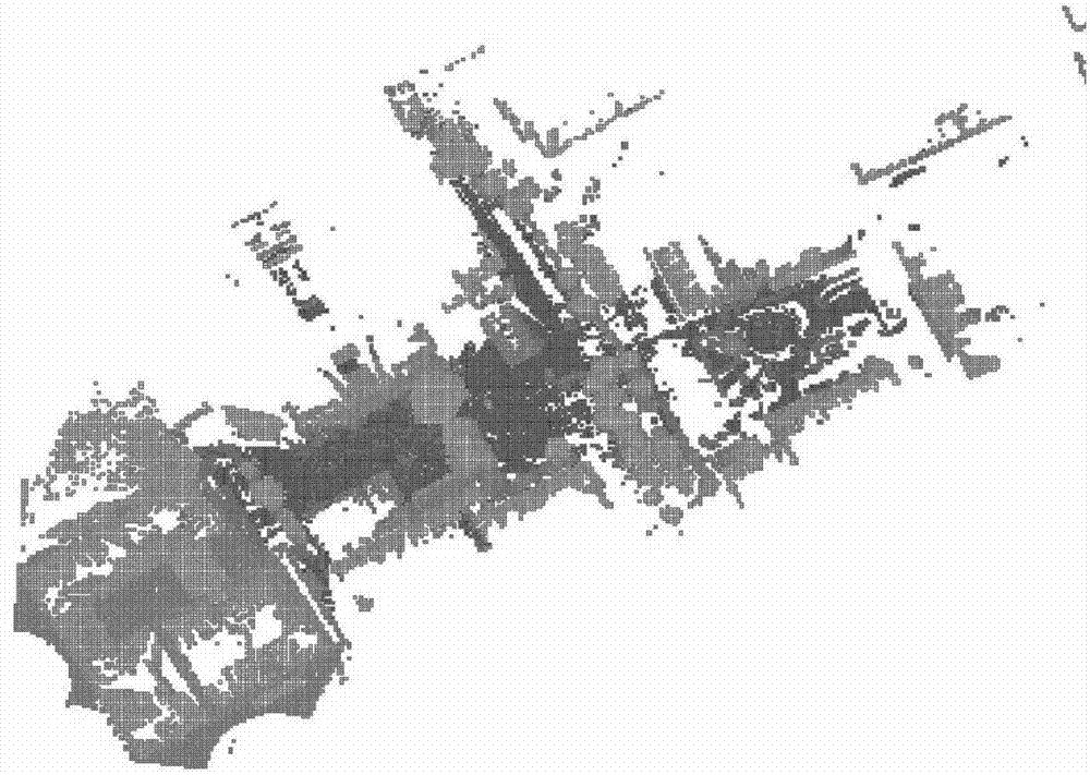 Method for extracting contour and corner of building from ground LiDAR data