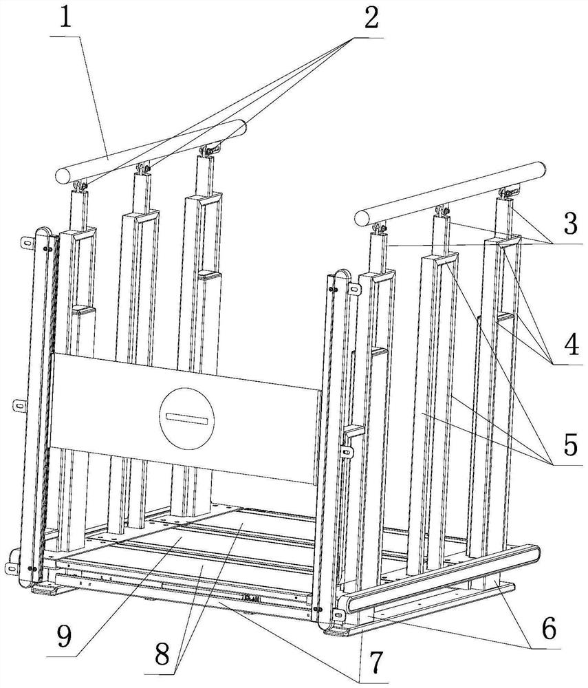 Electric lifting stair