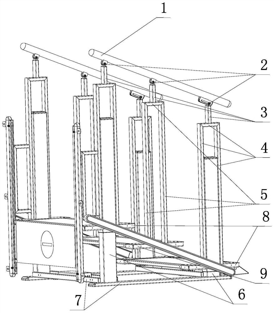 Electric lifting stair