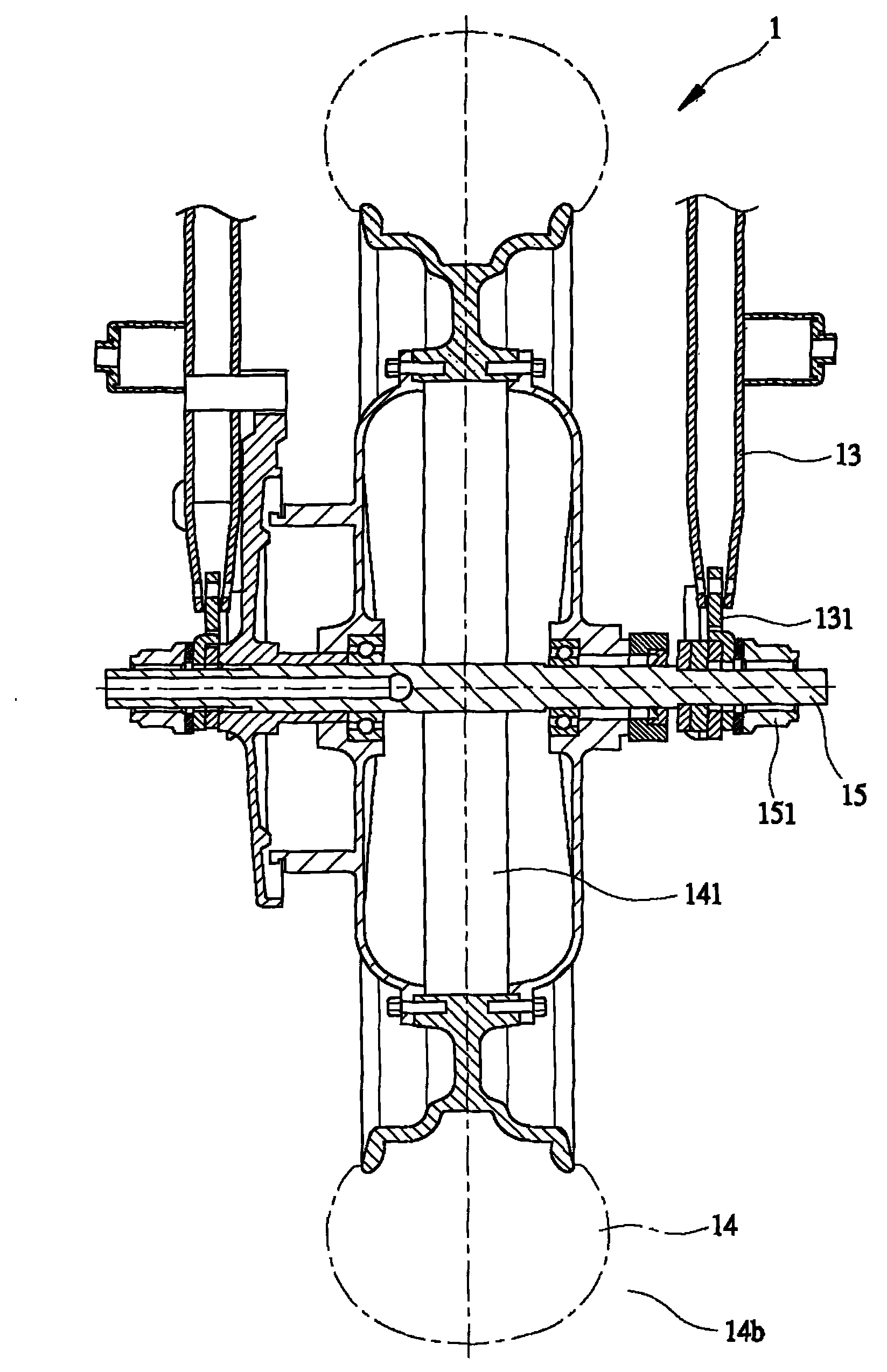 Structure of electric vehicle