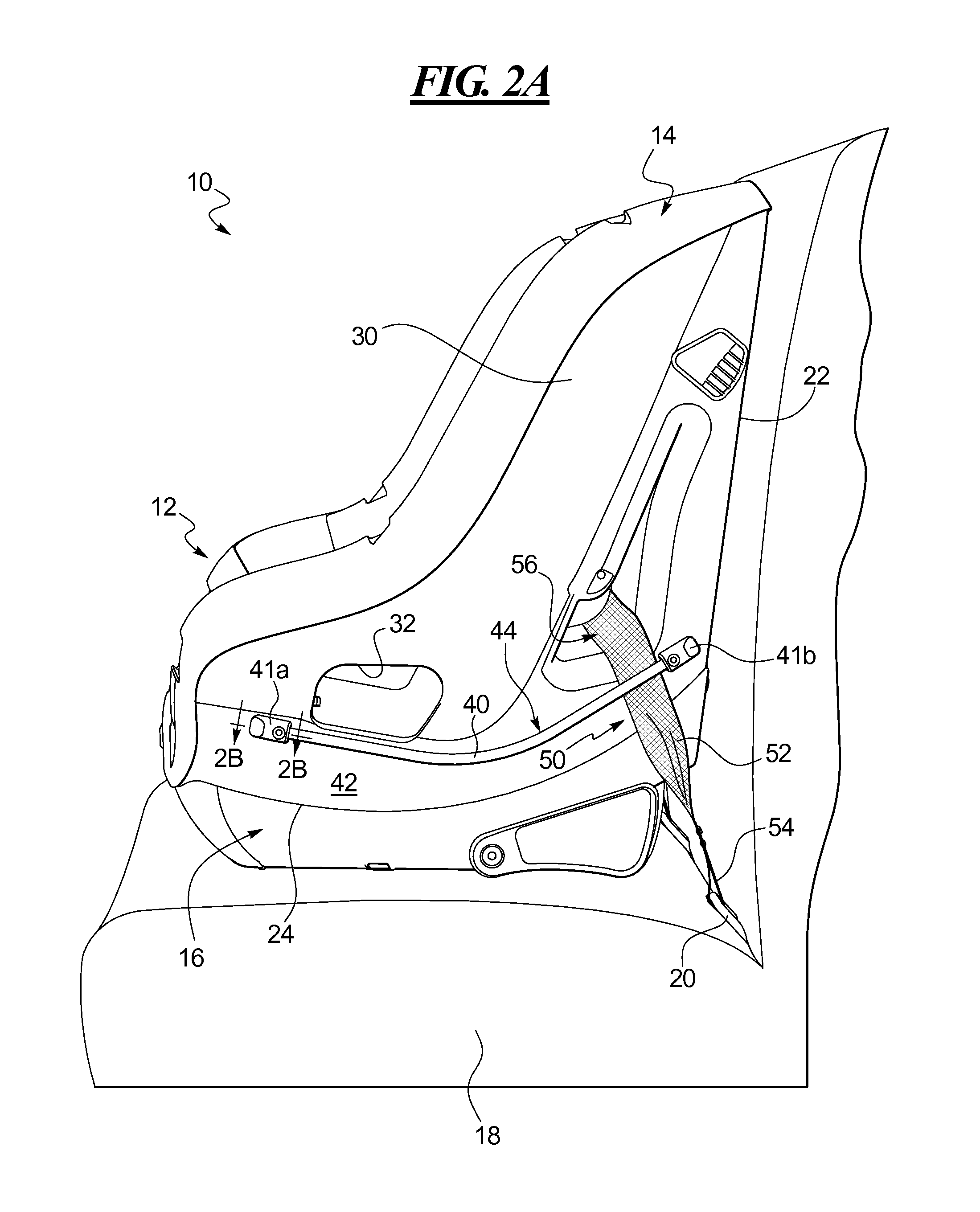 Anchor latch assembly for child restraint system