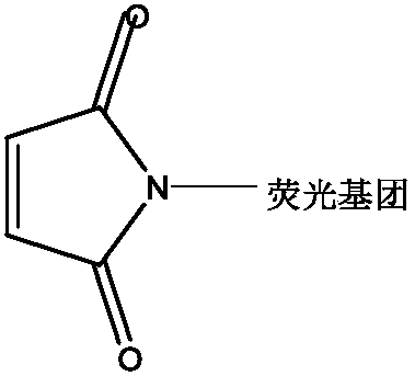 Photocleavage fluorescent labeling compound and application