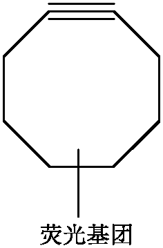 Photocleavage fluorescent labeling compound and application