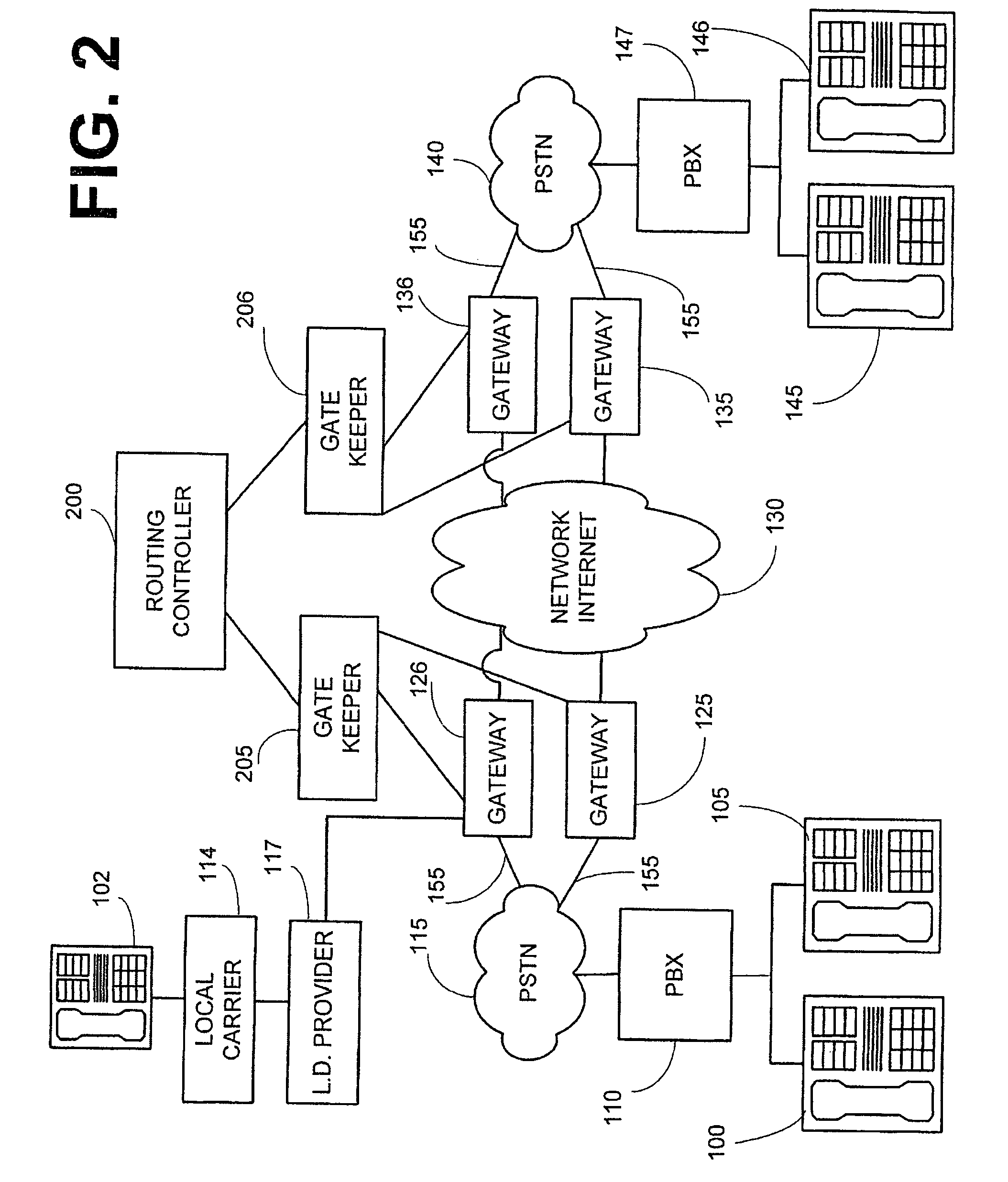 System and method for monitoring the volume of calls carried by a voice over internet protocol telephone system