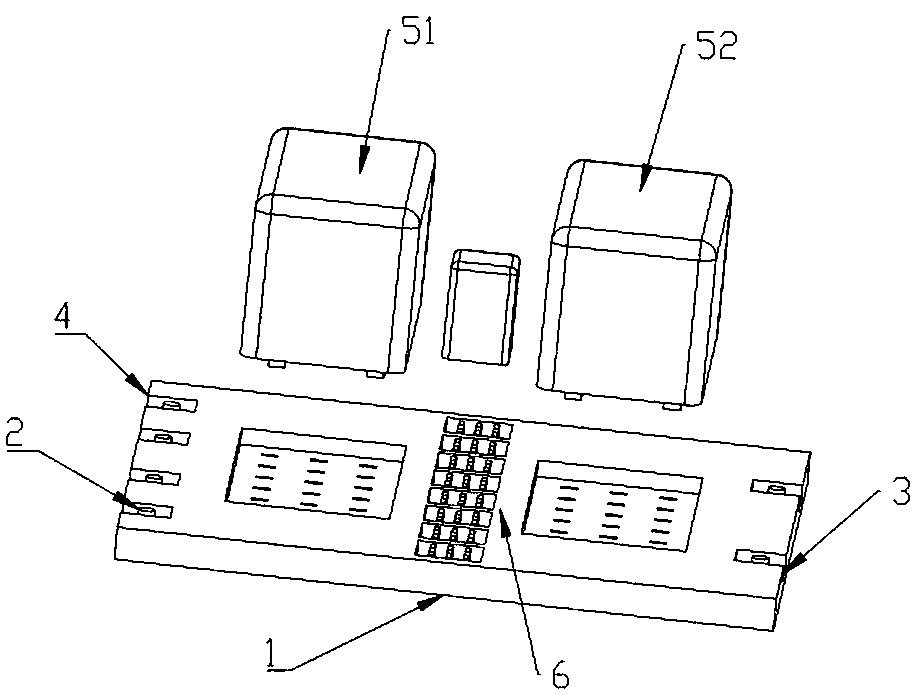 Universal binary combination logic module group of strong and weak current isolation type