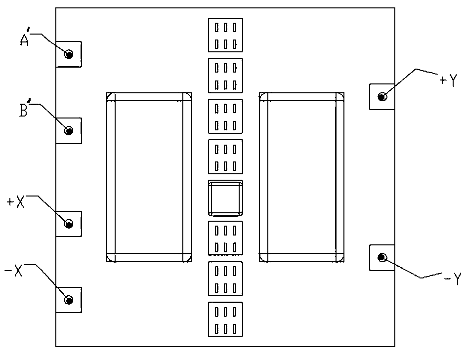 Universal binary combination logic module group of strong and weak current isolation type