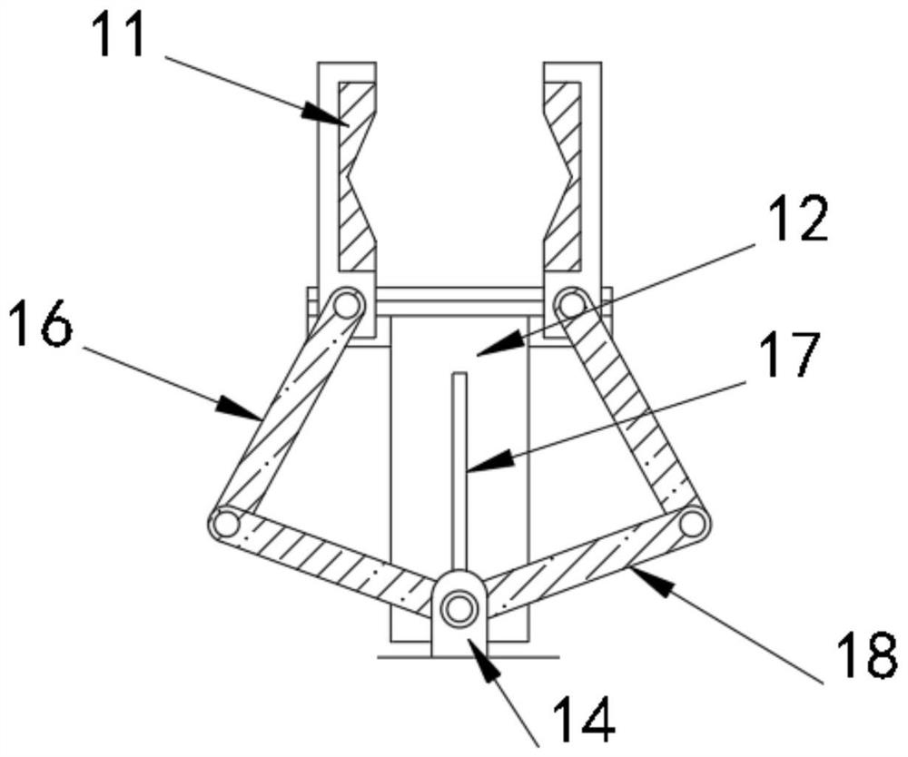 Multifunctional industrial robot clamping and distinguishing device