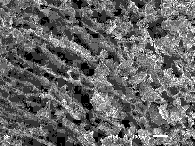 A method for preparing fungal hyperbranched polysaccharide-xanthan gum hydrogel scaffold