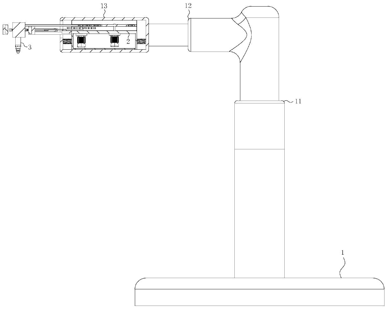 Robot carrying gripper capable of realizing accurate positioning of workpiece