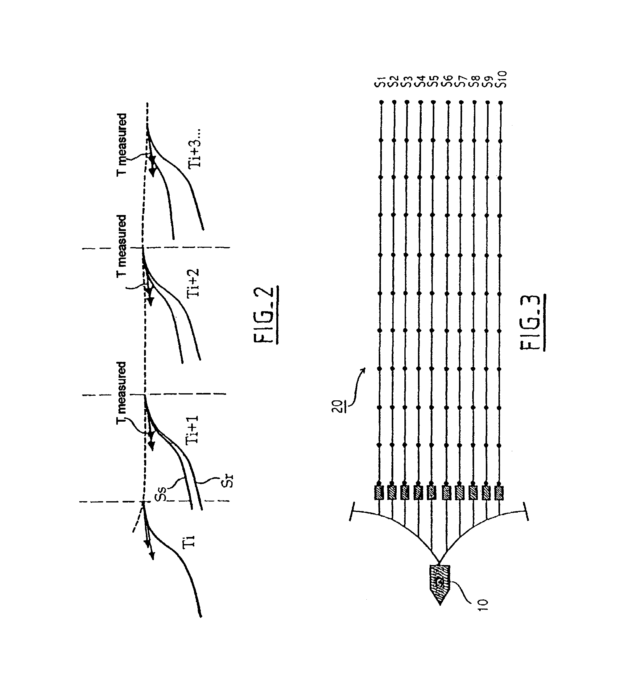 Method for determining ocean current and associated device