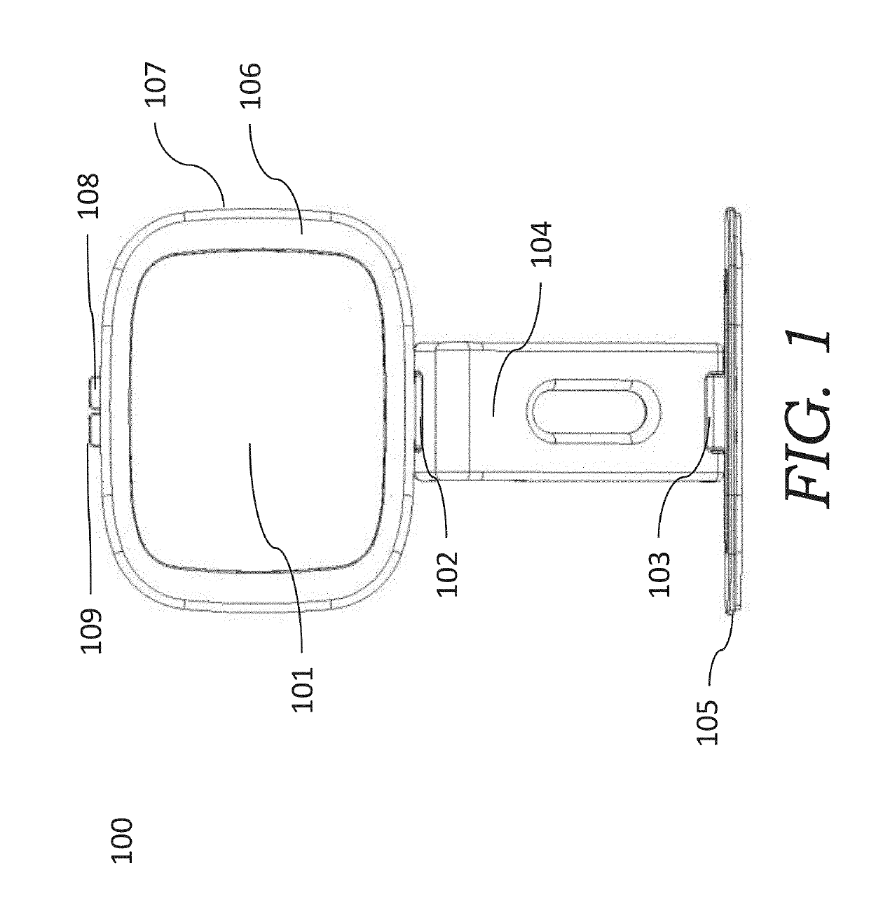 Three-phase makeup mirror