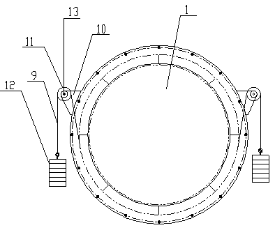 Specialized combined type sealing device for incinerator
