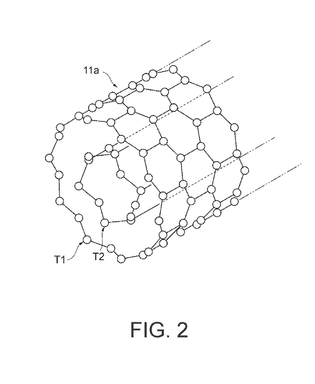 Aggregate of carbon nanotubes, carbon nanotube composite material, and carbon nanotube wire