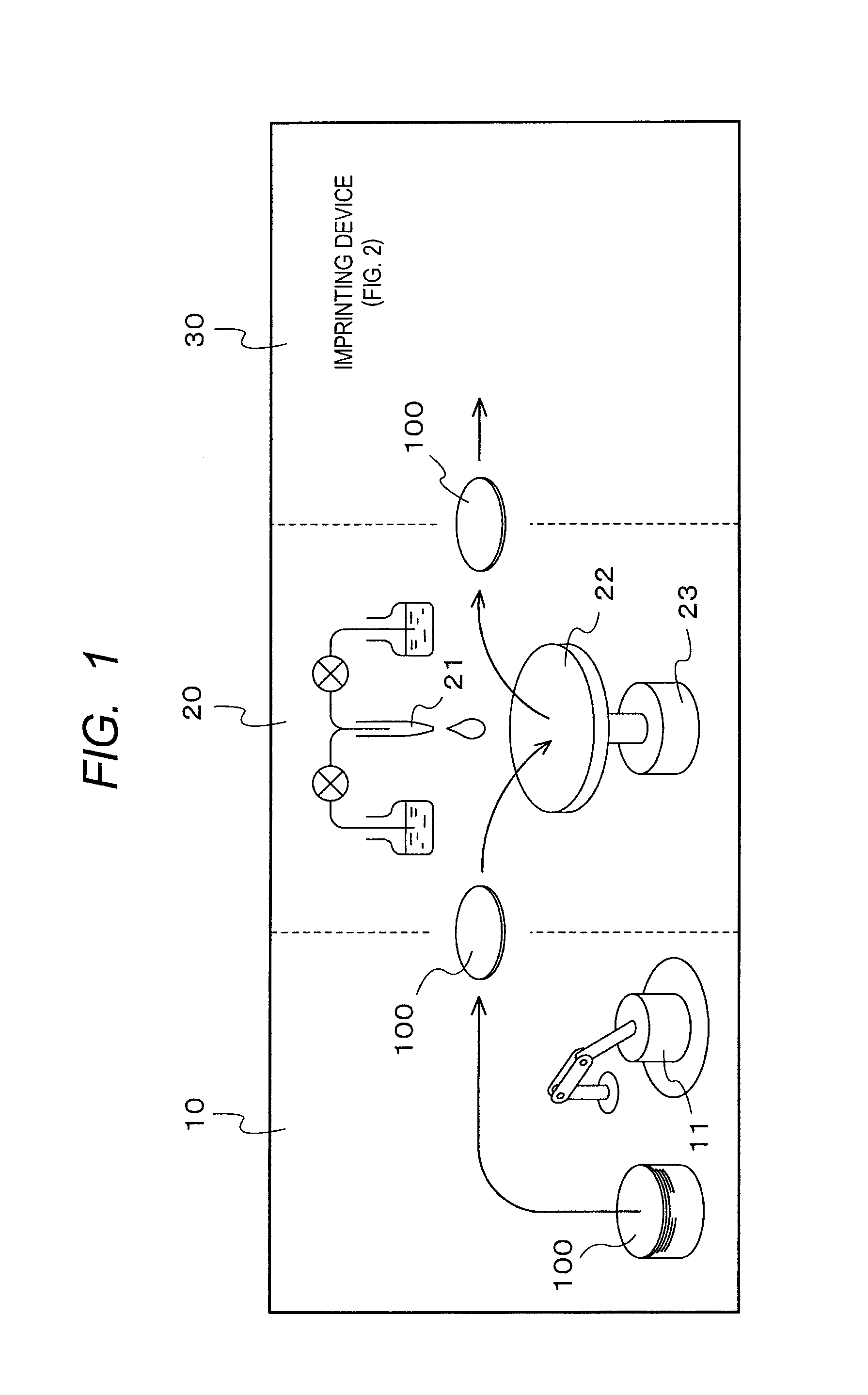 Method For Cleaning Fine Pattern Surface Of Mold, And Imprinting Device Using Same