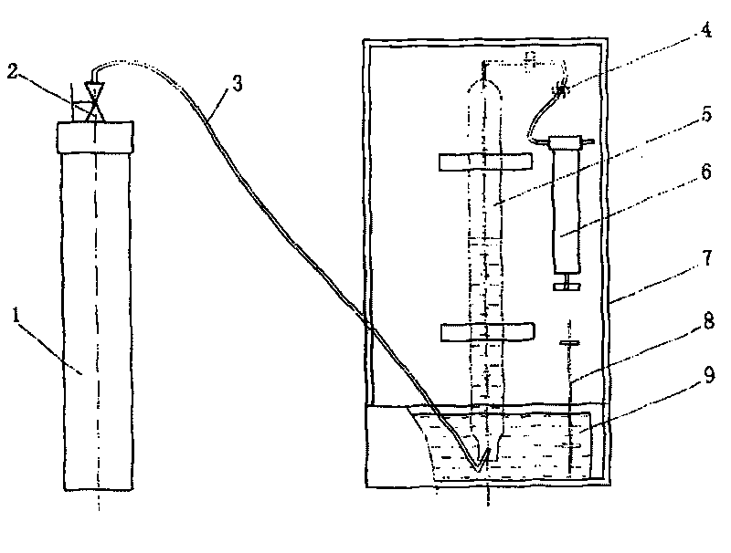 Direct rapid measuring method capable of desorbing mash gas content with coal seam