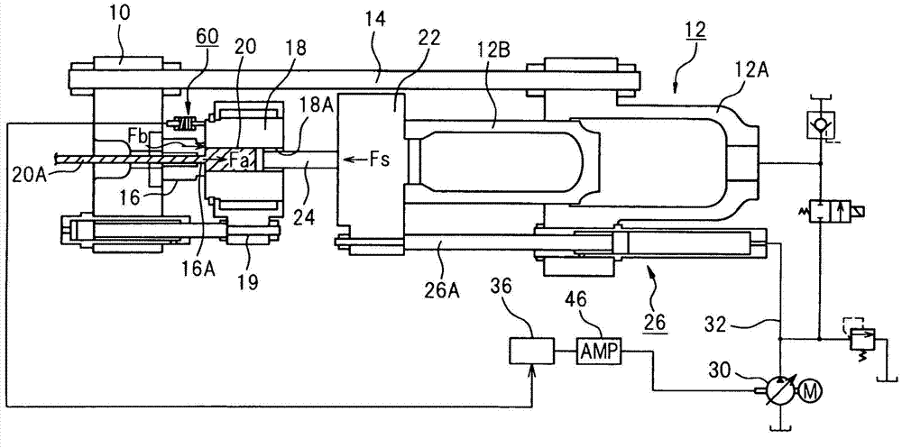 Extrusion press and control method for extrusion press