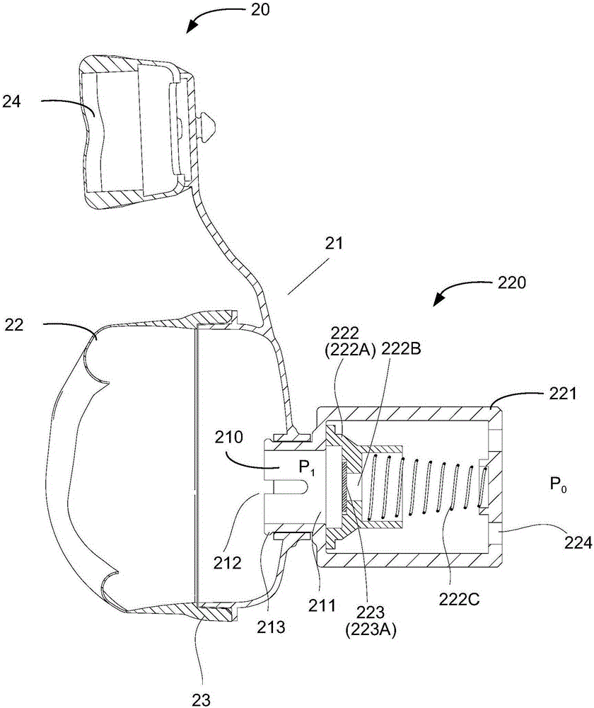 Ventilation control device and breathing mask equipment with same