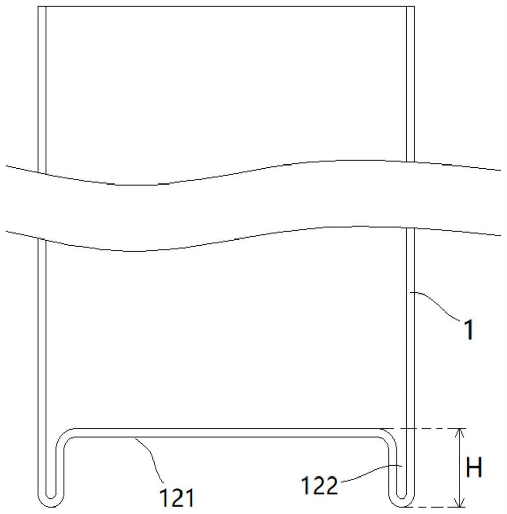 Battery negative electrode structure, battery and preparation method