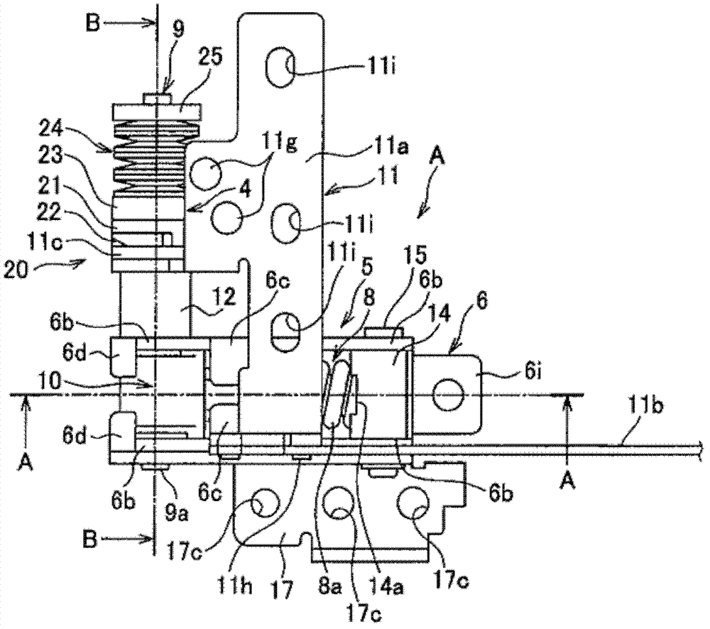 Hinge device, open-closed device and portable machine