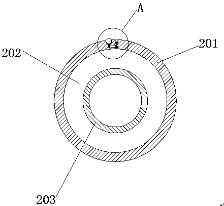 Chain sleeve capable of achieving automatic lubricating adjustment through centrifugal force