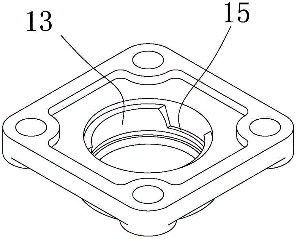 Machining method for bearing seat