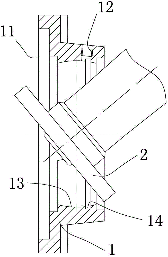 Machining method for bearing seat