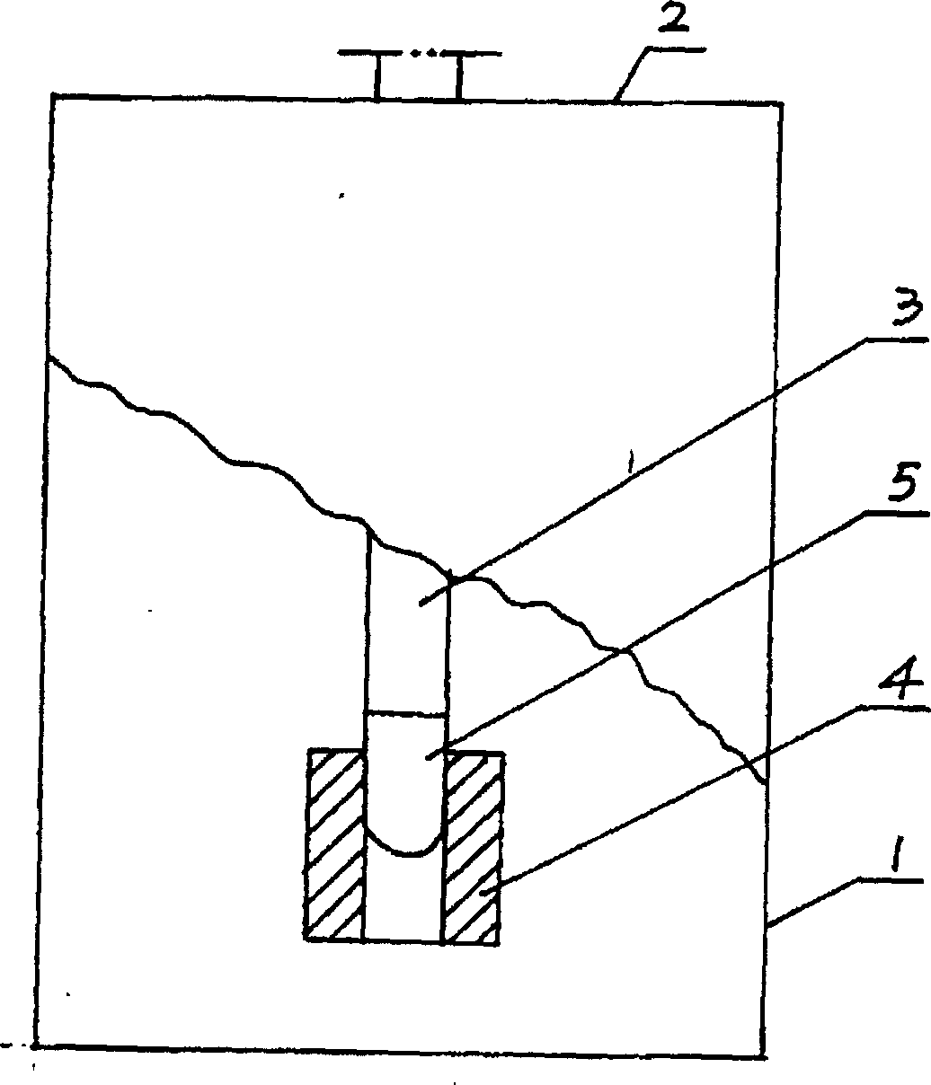 Electric arc preventing method and transitional quencher with the same method