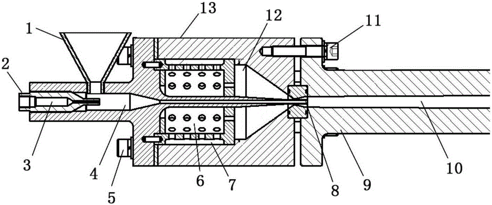 Device of feeding solid powder into high-speed air flow