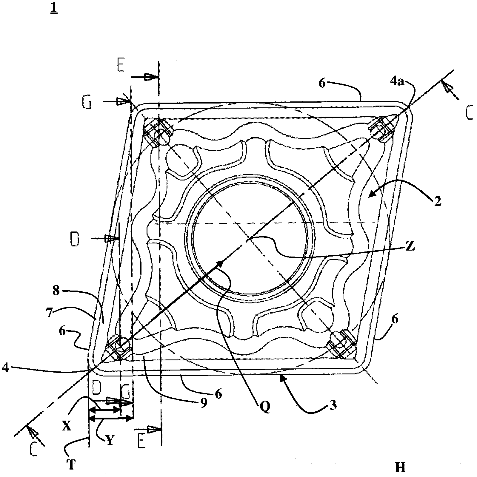 Cutting insert for a cutting tool