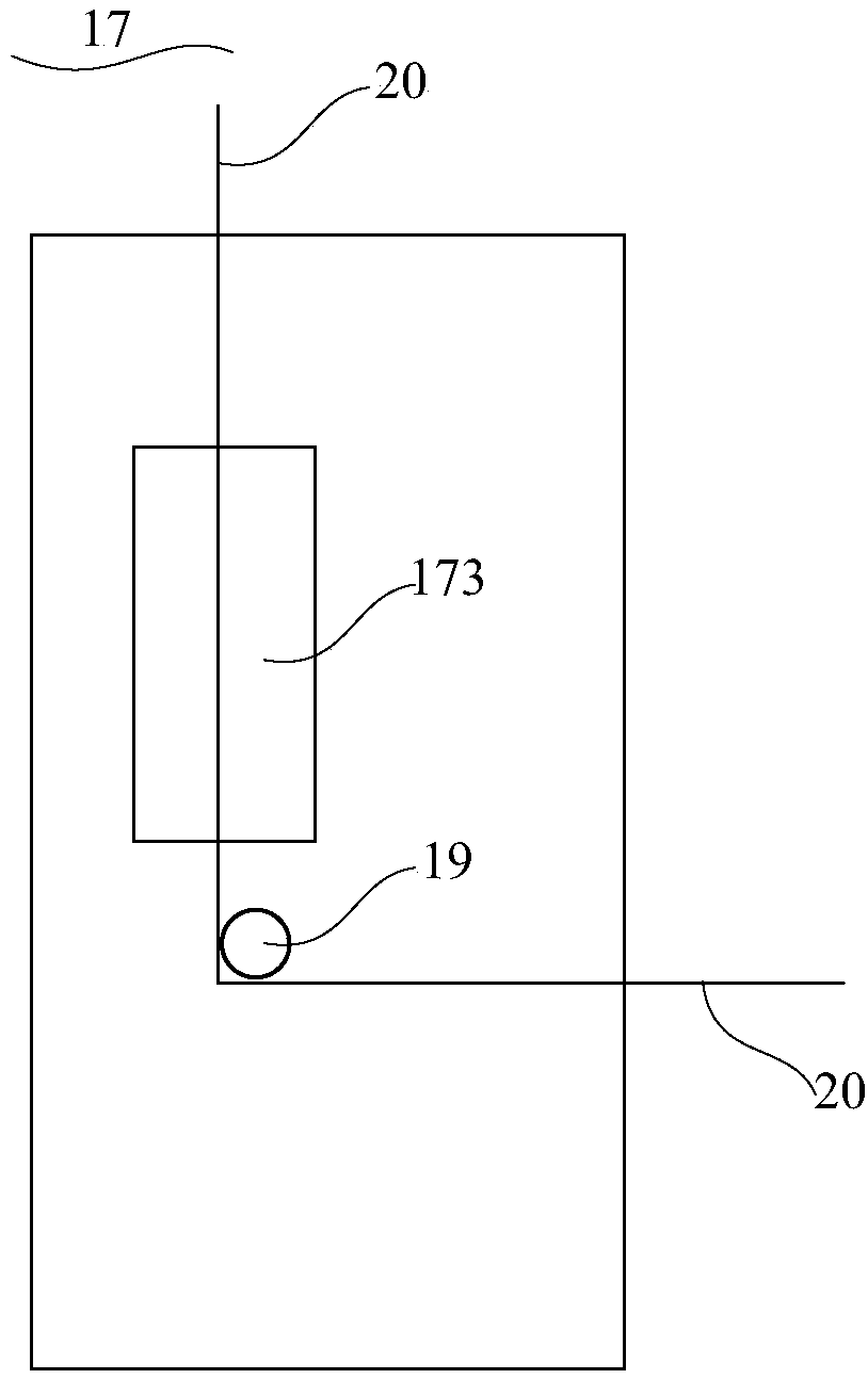 Production device and method of packaging film of lithium battery