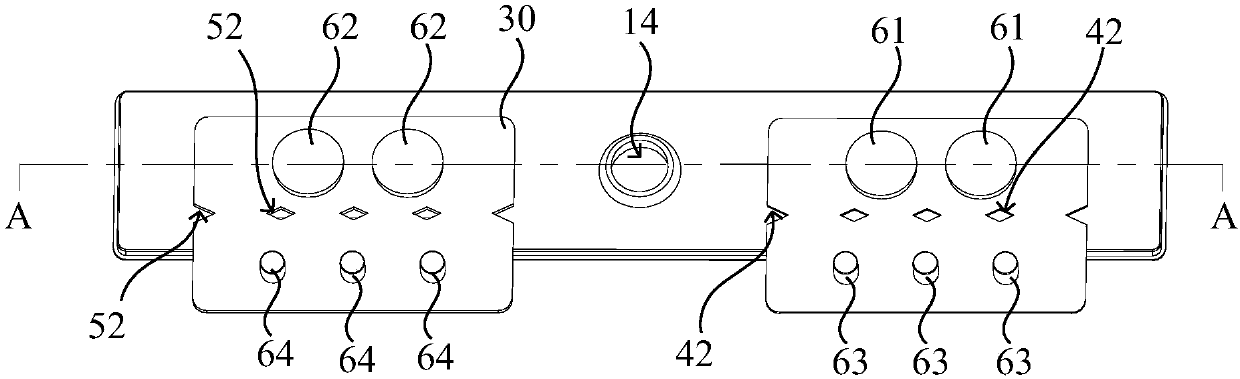 Lithium ion battery and cover plate structure thereof