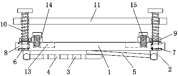 Positioning and supporting device for mounting high-speed data acquisition equipment