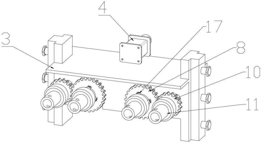 Double-spindle box body structure