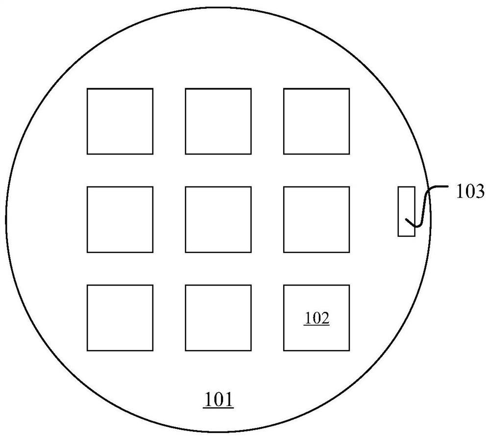 Test structure, wafer and manufacturing method of test structure