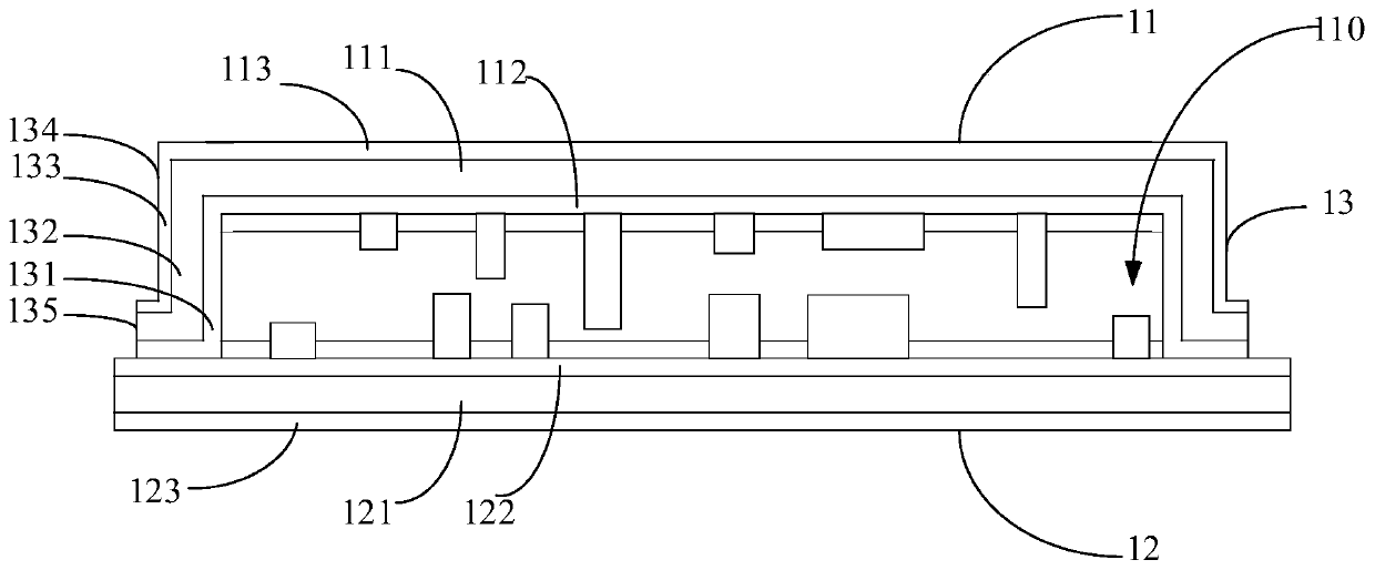 A circuit board structure and electronic equipment