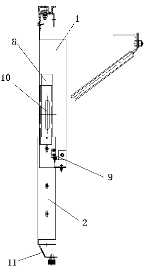 A telescopic foot guard