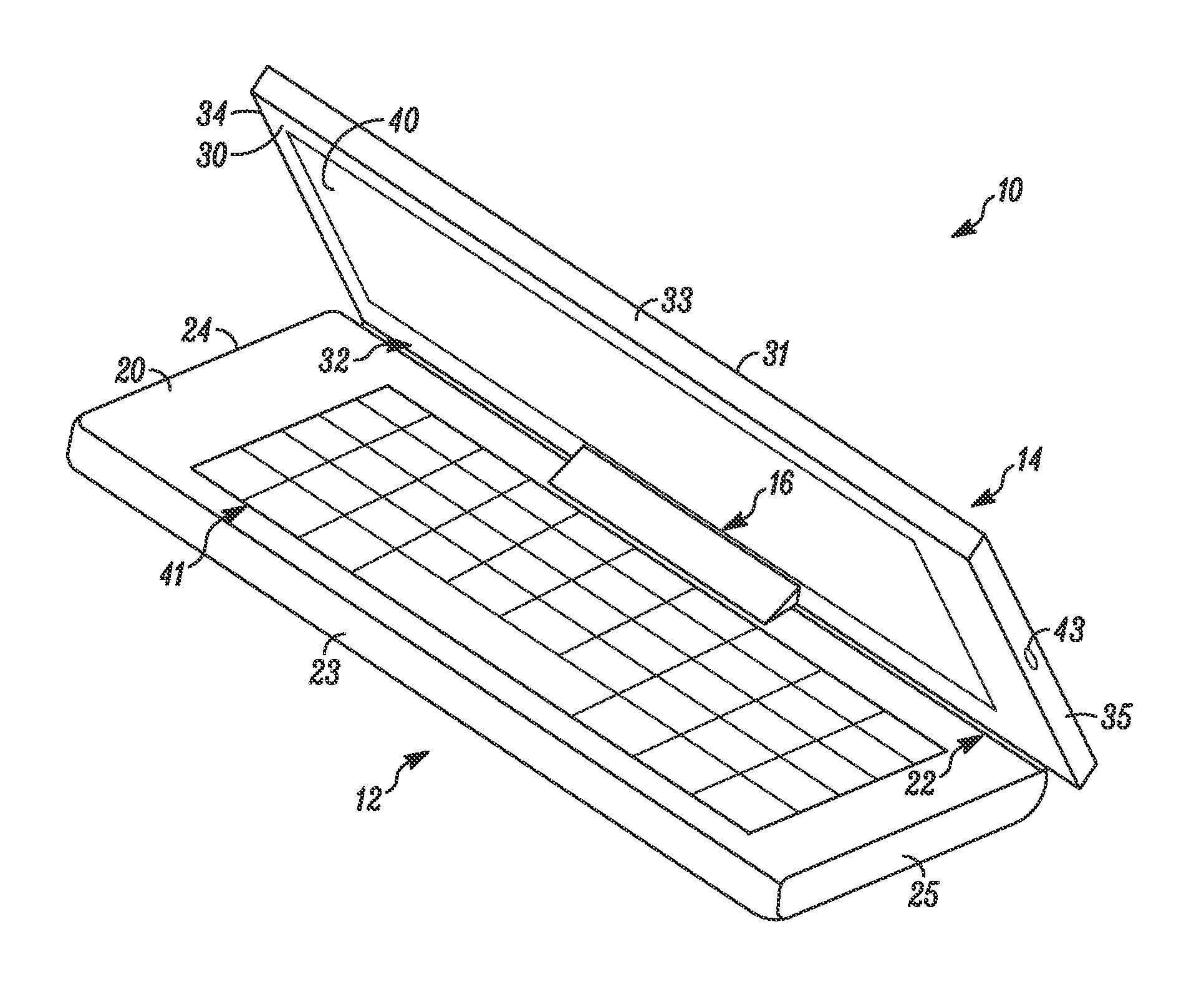 Coupling assembly for a foldable electronic device