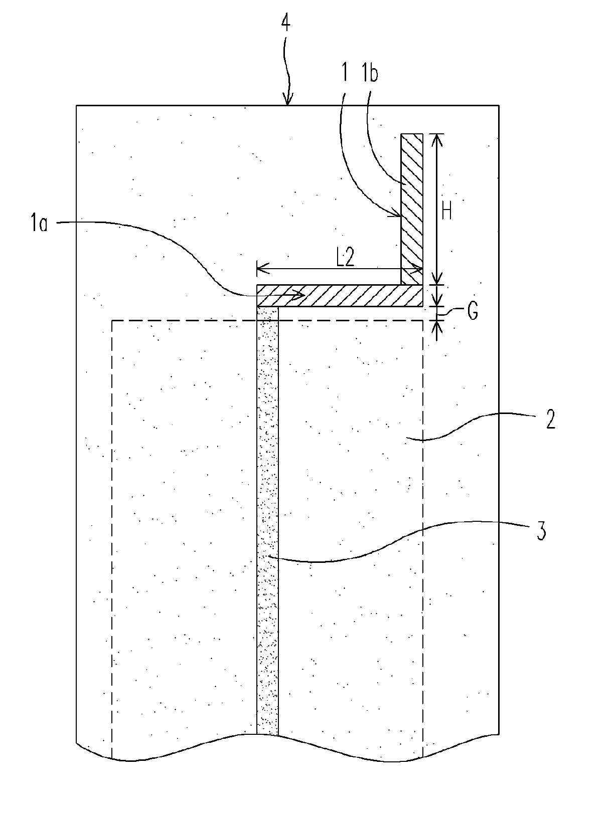 Wide frequency band planar antenna