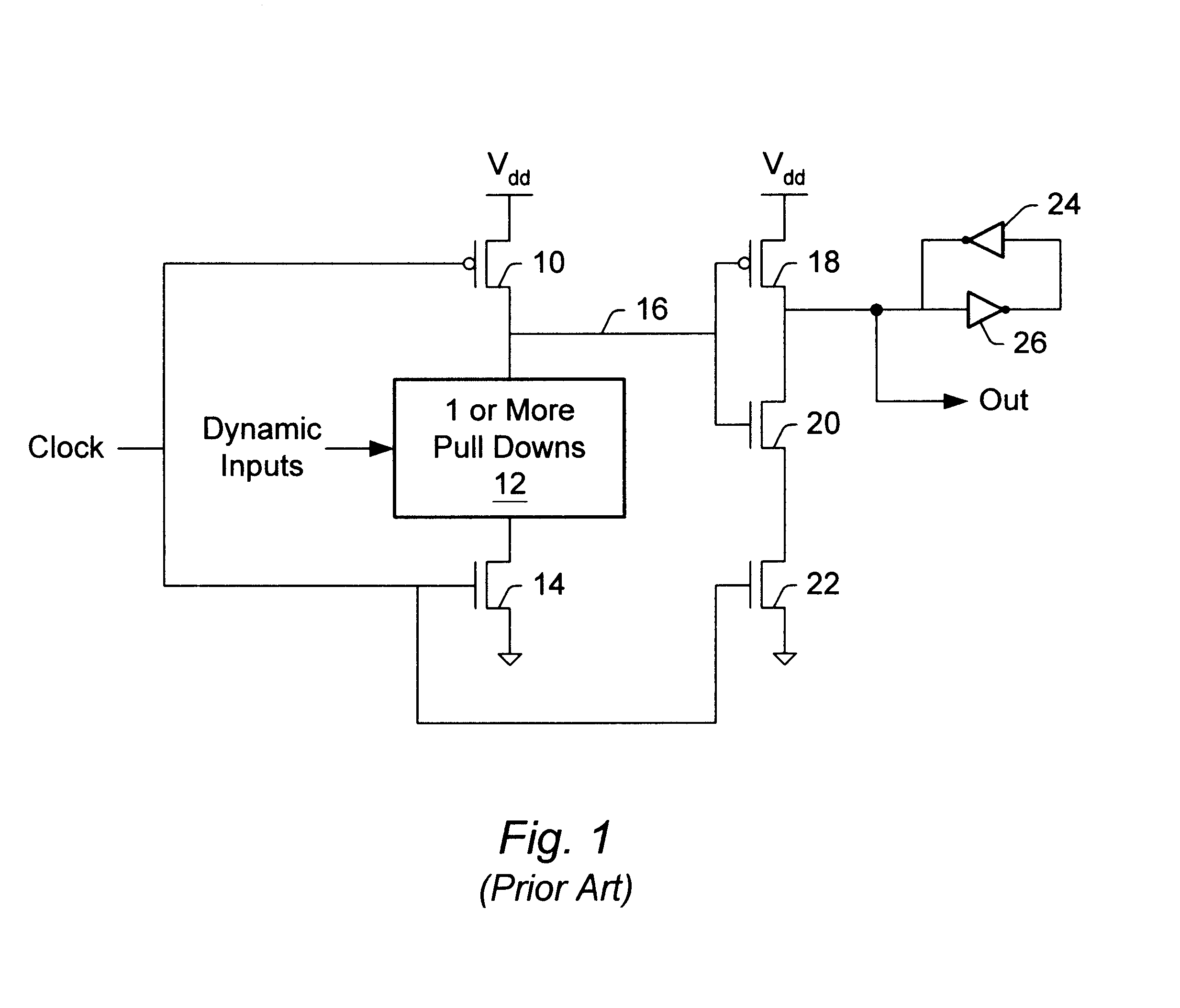 Dynamic to static converter with noise suppression