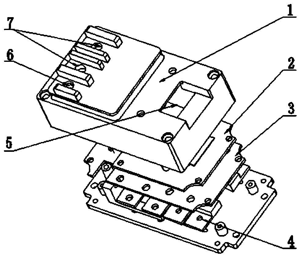 Motor power driver based on IGBT transistor